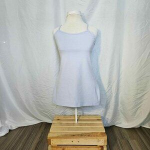 Lululemon Womens Athletic Dress Light Blue With Built In Bra - Size Medium